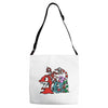 monster mash Adjustable Strap Totes