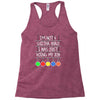 im not a guitar hero i was just doing my job Racerback Tank