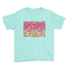 pink triangle print Youth Tee