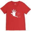 shadow puppet rabbit V-Neck Tee