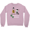 pinkman and the heisenbrain Crewneck Sweatshirt