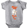 Sleeps With Poodle Baby Onesie