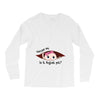 August Peeking Out Baby Girl Long Sleeve Shirts