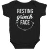 resting grinch face Baby Bodysuit