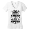 Real Kings Are Born On November 5 Women's V-Neck T-Shirt
