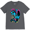 panda rider V-Neck Tee