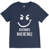 boobies make me smile V-Neck Tee