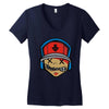music boy Women's V-Neck T-Shirt