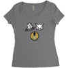 animal bad Women's Triblend Scoop T-shirt