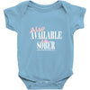 also available in sober t shirt Baby Onesie