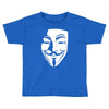 v per vendetta face film horror cinema&amp;tv Toddler T-shirt