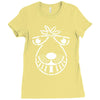 spacehopper ~ mens funny retro Ladies Fitted T-Shirt