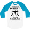 Property Of Honnouji Athletics Dept. 3/4 Sleeve Shirt