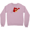 now with fists Crewneck Sweatshirt