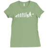 evolution  feuerwehrmann firefighter fire feuer feuerwehrauto l&ouml;schen Ladies Fitted T-Shirt