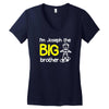 personalised i'm the big brother Women's V-Neck T-Shirt