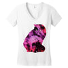 celestial cat Women's V-Neck T-Shirt