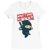 what's good my ninja Ladies Fitted T-Shirt
