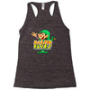 raised by elves elf christmas Racerback Tank