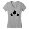 Chicken and Little Chick Women's V-Neck T-Shirt
