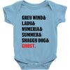 The Direwolves Baby Onesie