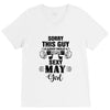sorry this guy is already taken by a super sexy  may girl V-Neck Tee