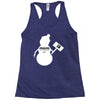 snowman   jake paul Racerback Tank