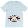 November Peeking Out Asian Baby Boy T-Shirt