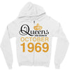 queens are born in october 1969 Zipper Hoodie