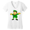happy saint patrick day simpson Women's V-Neck T-Shirt