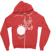 crazy cow Zipper Hoodie