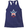 independence day 4th july star america american flag Racerback Tank