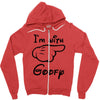 i'm with goofy t shirt mickey mouse t shirt disney shirt walt disney t Zipper Hoodie