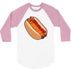 hotdogs on a bun 3/4 Sleeve Shirt