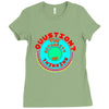 question your thinking flowy crop Ladies Fitted T-Shirt