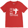 eat sleep mine funny V-Neck Tee