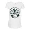 cannabis medical only Maternity Scoop Neck T-shirt