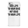 value your life iPhone 7 Case