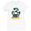 save the galaxy Ladies Fitted T-Shirt