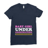 Baby Girl Under Construction Ladies Fitted T-Shirt