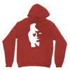 sax player lady face optical illusion Unisex Hoodie
