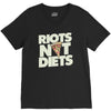 riots not diets V-Neck Tee