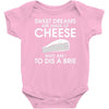 sweet dreams are made of cheese Baby Bodysuit