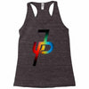 jake paul colorful Racerback Tank