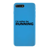 i'd rather be running funny cool run runner marathon sport athlete shi iPhone 7 Plus Case