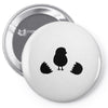 Chicken and Little Chick Pin-back button