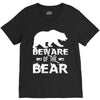 Beware Of The Bear V-Neck Tee