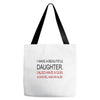 beautiful daughter Tote Bags