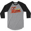 sexual tyrannosaurus 3/4 Sleeve Shirt