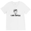 i like turtles t shirt s m l xl 2xl 3xl funny zombie kid humor geeky n V-Neck Tee